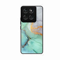 Marble Glass Finish Phone Case And Cover For Motorola G57 Power 5G