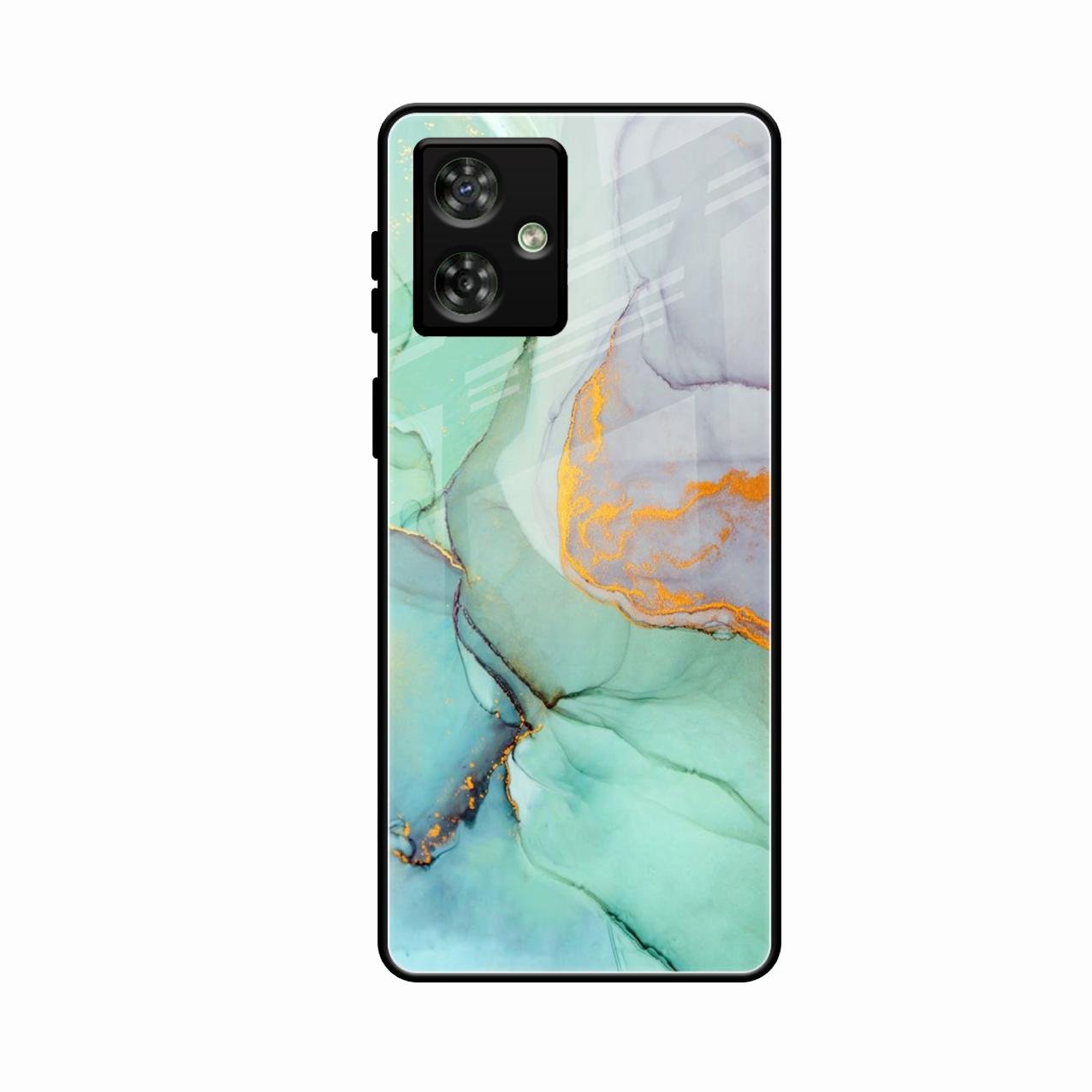 Marble Glass Finish Phone Case And Cover For Motorola G64 5G