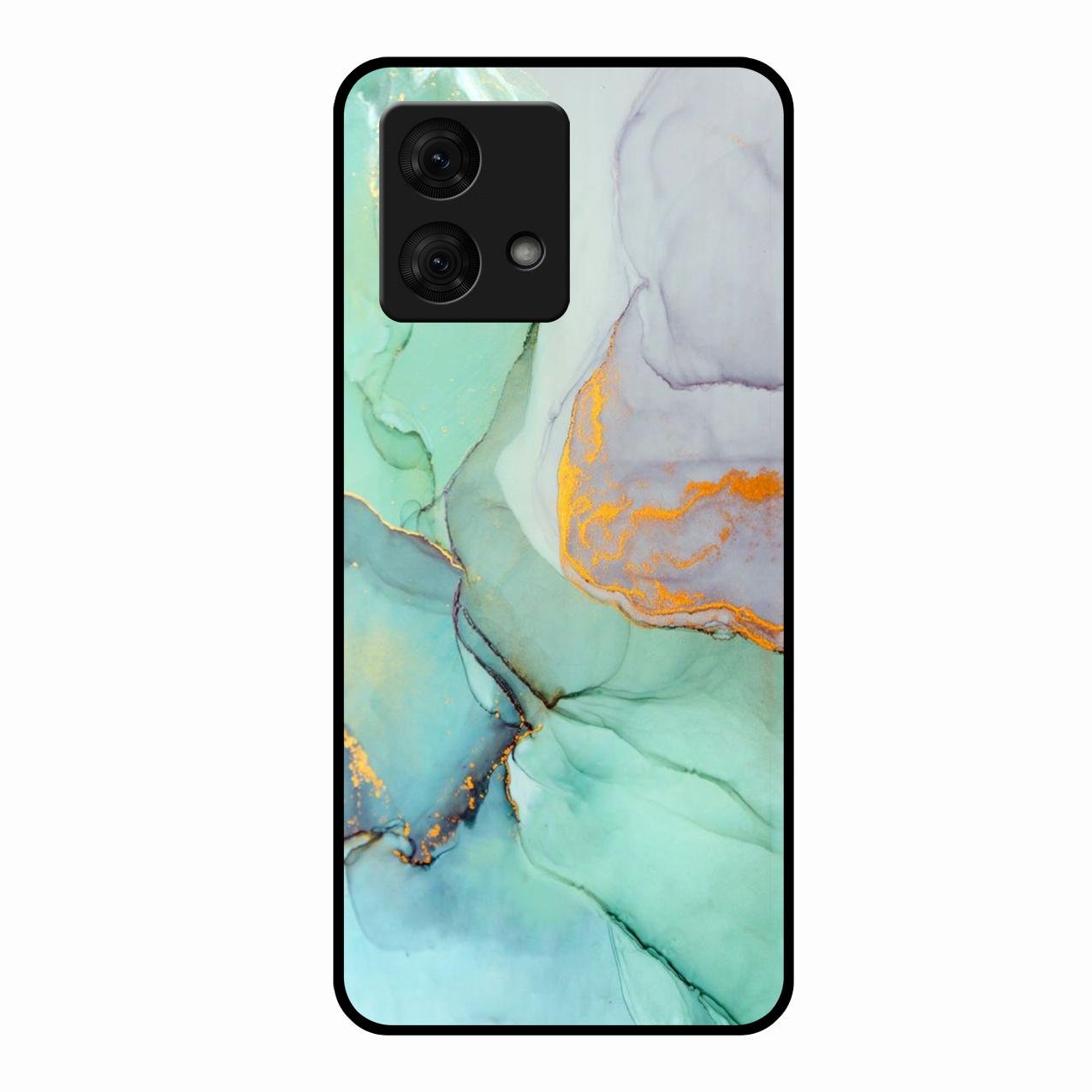 Marble Glass Finish Phone Case And Cover For Motorola g84 5G