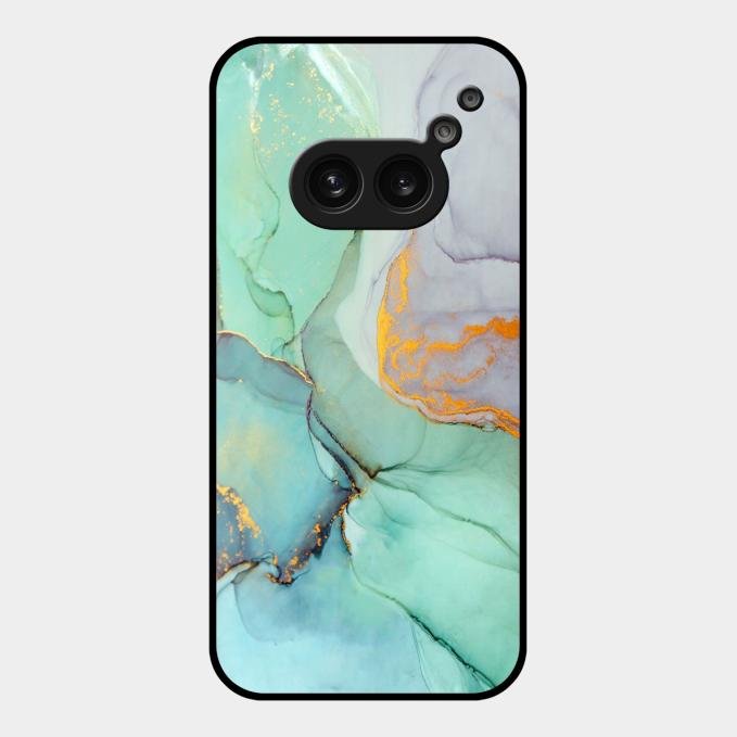 Marble Glass Finish Phone Case And Cover For Nothing Phone 2A 5G