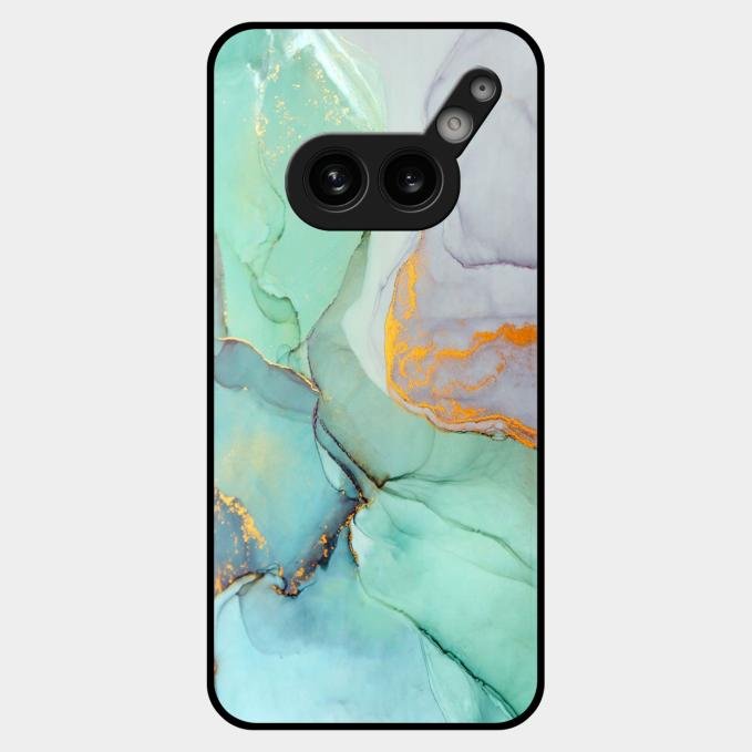 Marble Glass Finish Phone Case And Cover For Nothing Phone 2A Plus