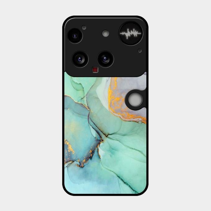 Marble Glass Finish Phone Case And Cover For Nothing Phone 3 5G
