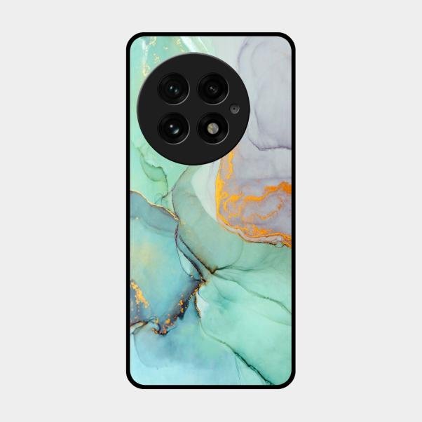 Marble Glass Finish Phone Case And Cover For Oneplus 13 5G