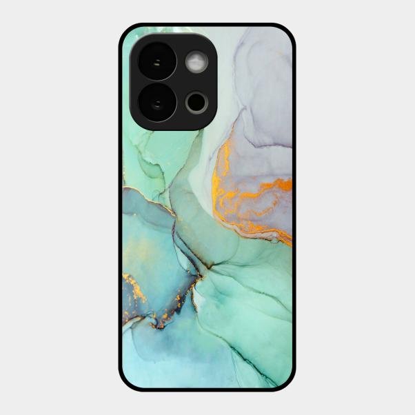 Marble Glass Finish Phone Case And Cover For Oneplus 13S 5G