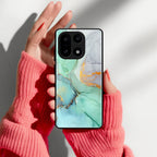 Marble Glass Finish Phone Case And Cover For OnePlus 15 5G