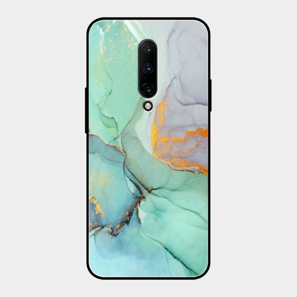 Marble Glass Finish Phone Case And Cover For Oneplus 7 Pro