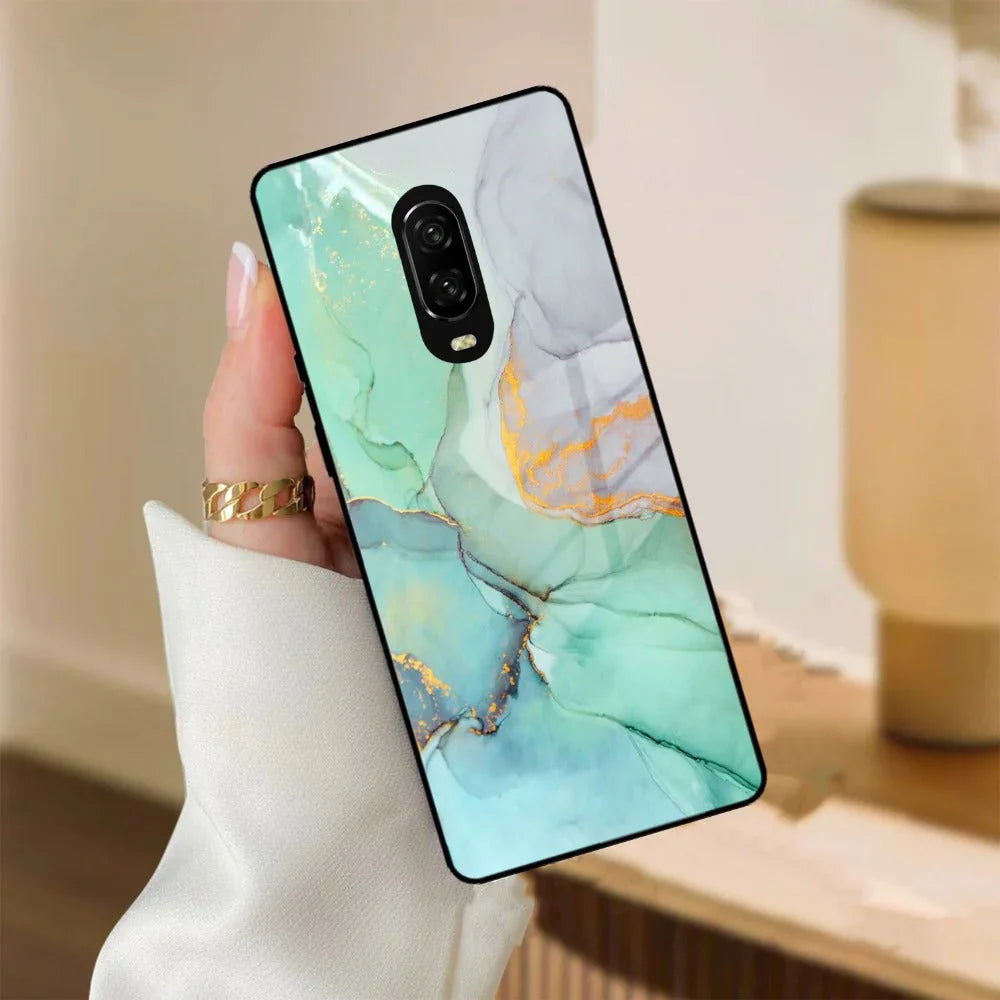 Marble Glass Finish Phone Case And Cover For OnePlus - ShopOnCliQ