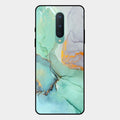Marble Glass Finish Phone Case And Cover For Oneplus 8