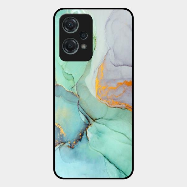 Marble Glass Finish Phone Case And Cover For Oneplus Nord Ce 2 Lite 5G