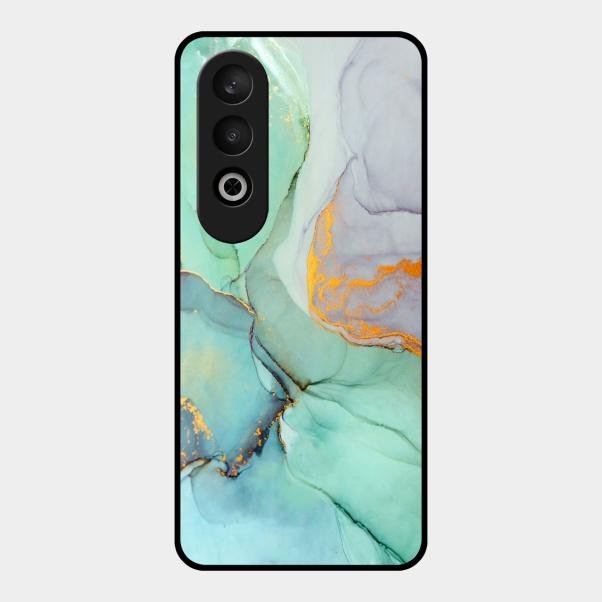Marble Glass Finish Phone Case And Cover For Oneplus Nord Ce 4 5G