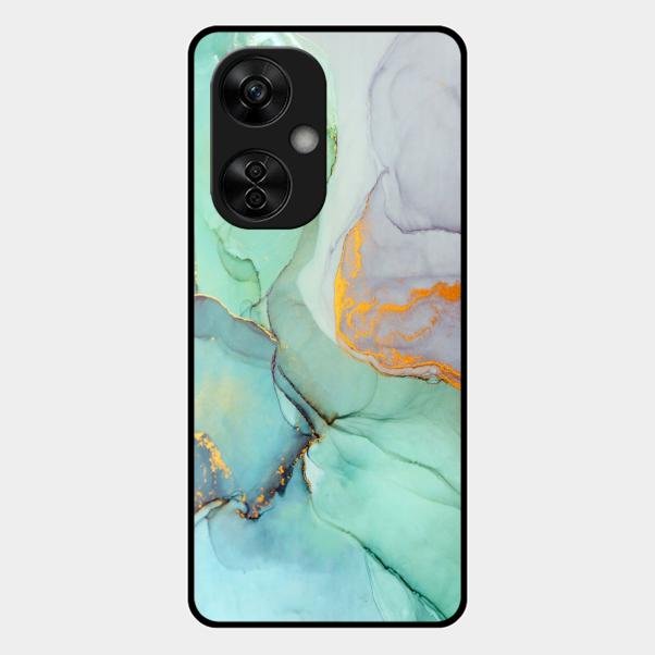 Marble Glass Finish Phone Case And Cover For Oneplus Nord Ce5 5G