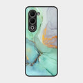 Marble Glass Finish Phone Case And Cover For Oppo A5 5G