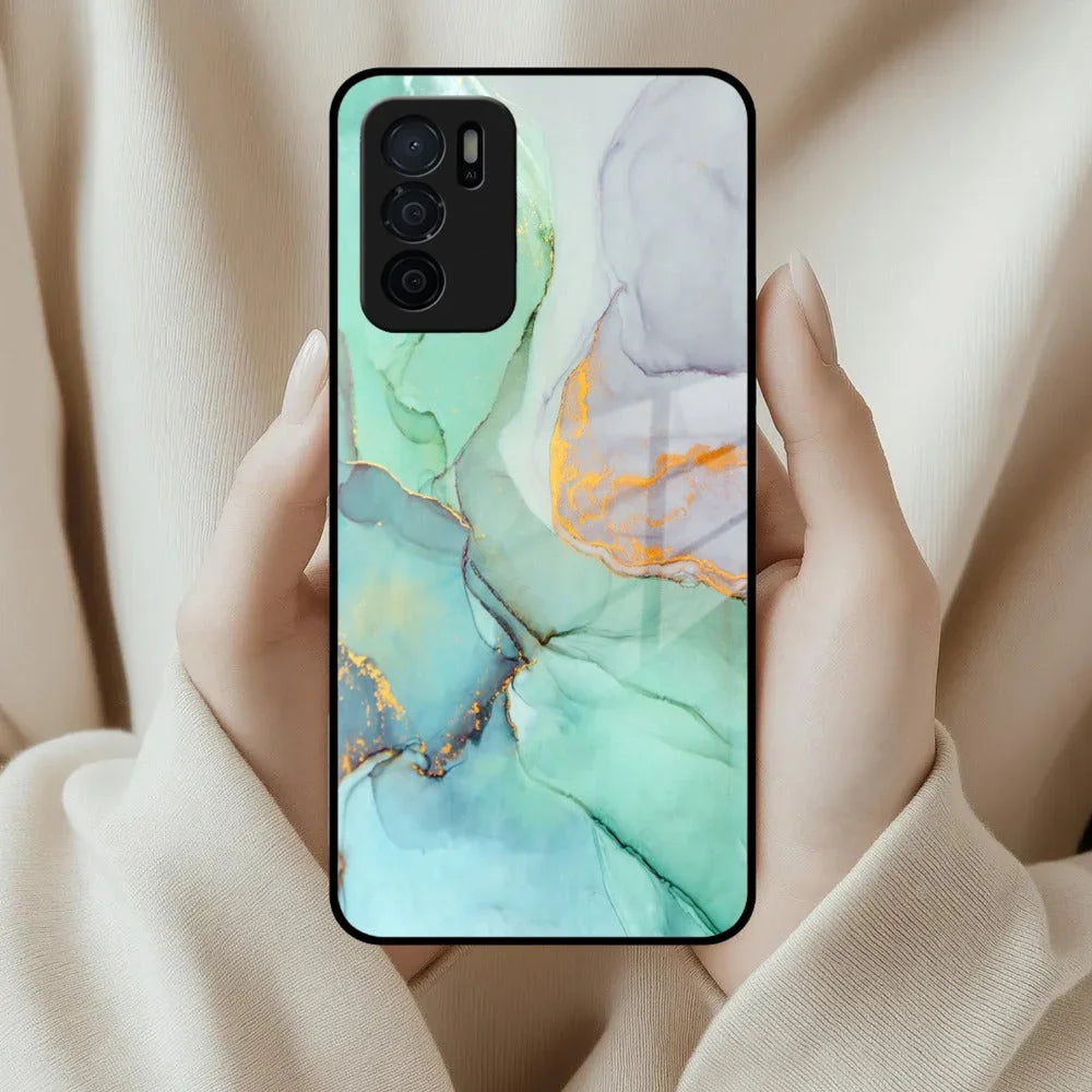 Marble Glass Finish Phone Case And Cover For Oppo - ShopOnCliQ