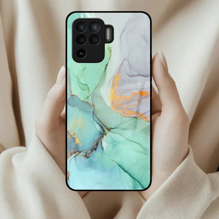 Marble Glass Finish Phone Case And Cover For Oppo - ShopOnCliQ
