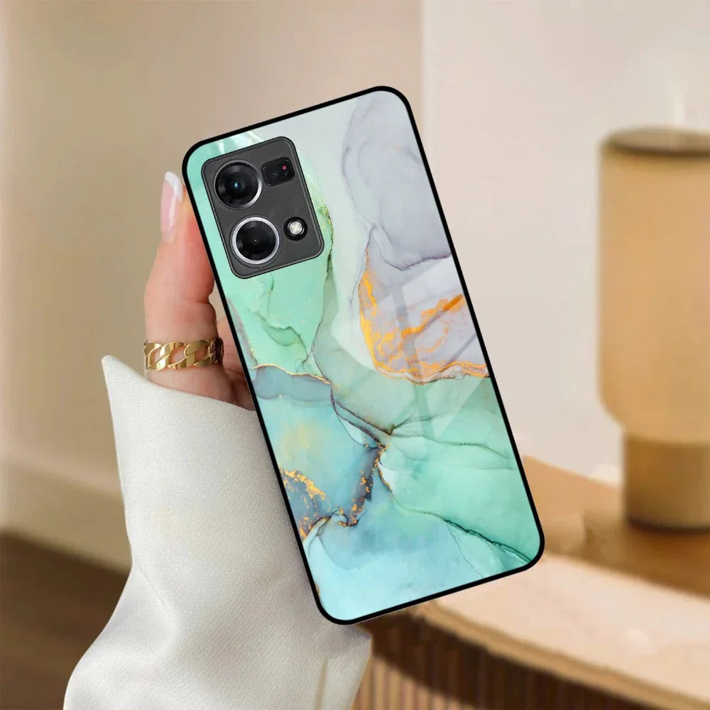 Marble Glass Finish Phone Case And Cover For Oppo - ShopOnCliQ