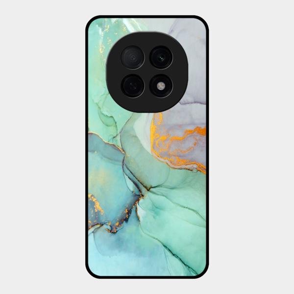 Marble Glass Finish Phone Case And Cover For Oppo F29 Pro 5G