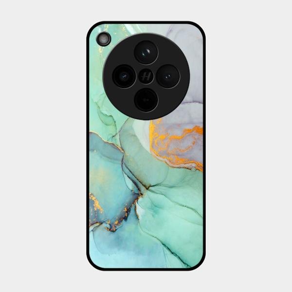 Marble Glass Finish Phone Case And Cover For Oppo Find X8 5G
