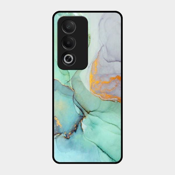 Marble Glass Finish Phone Case And Cover For Oppo K12X 5G