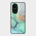 Marble Glass Finish Phone Case And Cover For Oppo Reno 10 5G