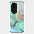 Marble Glass Finish Phone Case And Cover For Oppo Reno 10 Pro Plus 5G