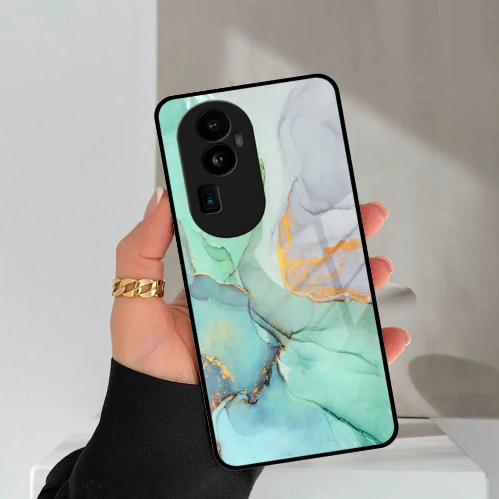 Marble Glass Finish Phone Case And Cover For Oppo - ShopOnCliQ