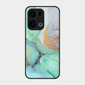 Marble Glass Finish Phone Case And Cover For Oppo Reno 13 5G