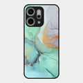 Marble Glass Finish Phone Case And Cover For Oppo Reno 14 Pro 5G