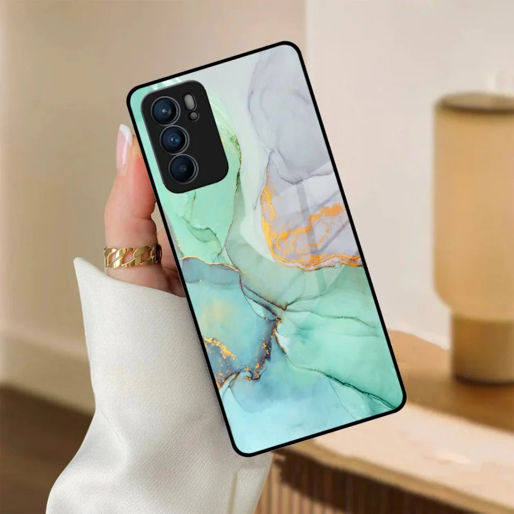 Marble Glass Finish Phone Case And Cover For Oppo - ShopOnCliQ