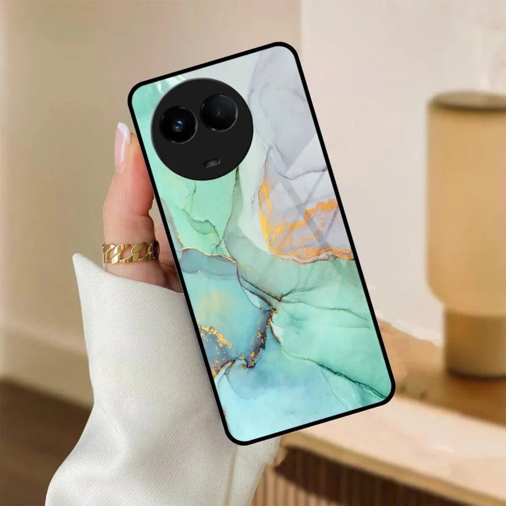 Marble Glass Finish Phone Case And Cover For Realme/Narzo - ShopOnCliQ