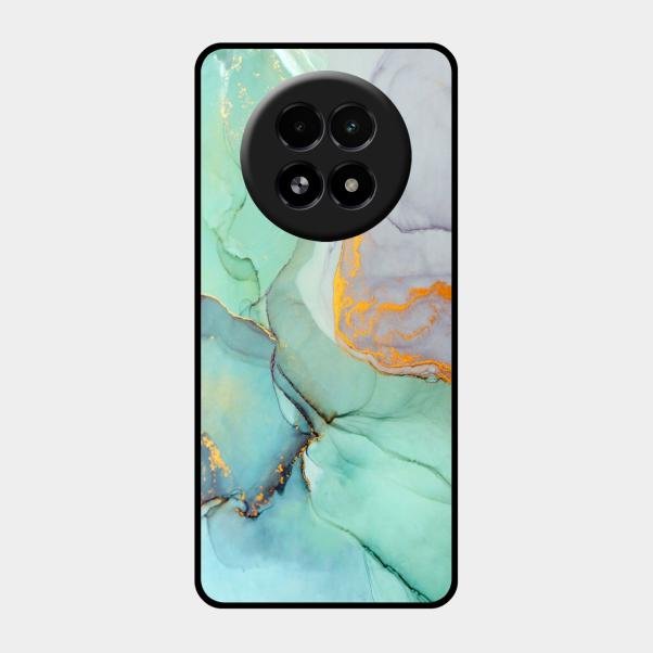 Marble Glass Finish Phone Case And Cover For Realme 13 5G