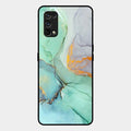 Marble Glass Finish Phone Case And Cover For Realme 7 Pro