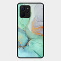 Marble Glass Finish Phone Case And Cover For Realme 9I 5G