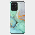 Marble Glass Finish Phone Case And Cover For Realme C35