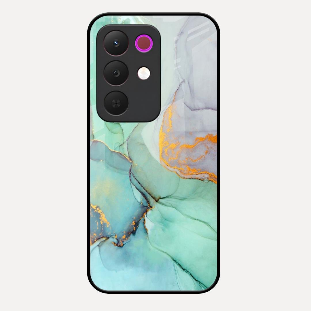 Marble Glass Finish Phone Case And Cover For Realme C85 5G