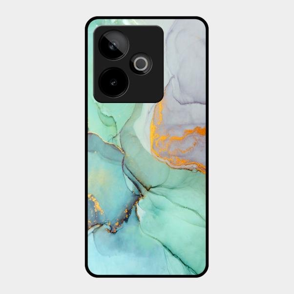 Marble Glass Finish Phone Case And Cover For Realme Gt 7 5G