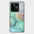 Marble Glass Finish Phone Case And Cover For Realme Gt 7T 5G