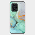 Marble Glass Finish Phone Case And Cover For Redmi Note 12 Pro Plus 5G