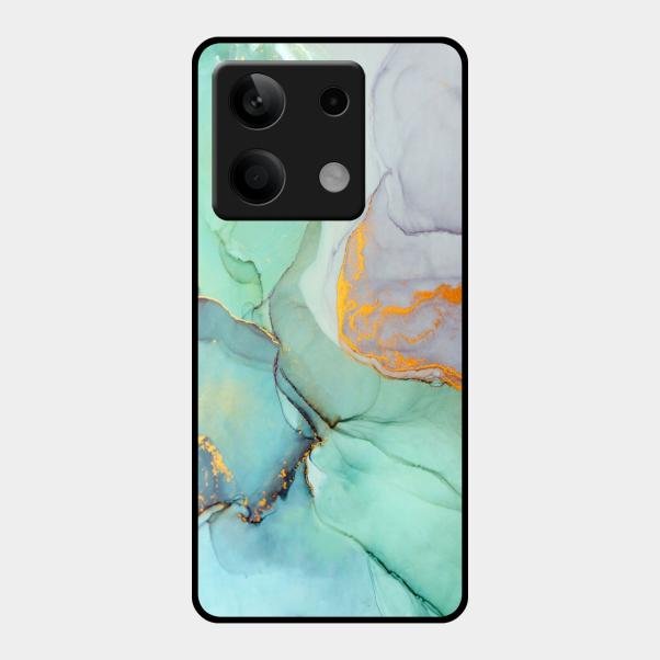 Marble Glass Finish Phone Case And Cover For Redmi Note 13 5G