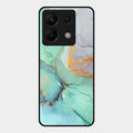 Marble Glass Finish Phone Case And Cover For Redmi Note 13 Pro 5G