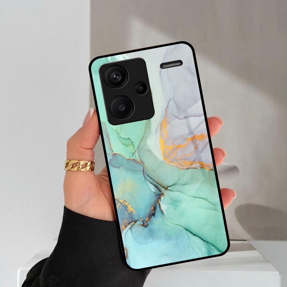 Marble Glass Finish Phone Case And Cover For Redmi/Xiaomi