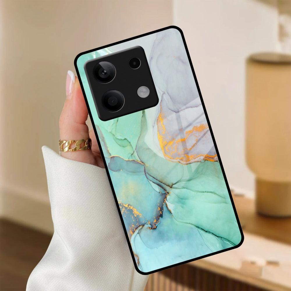 Marble Glass Finish Phone Case And Cover For Redmi/Xiaomi