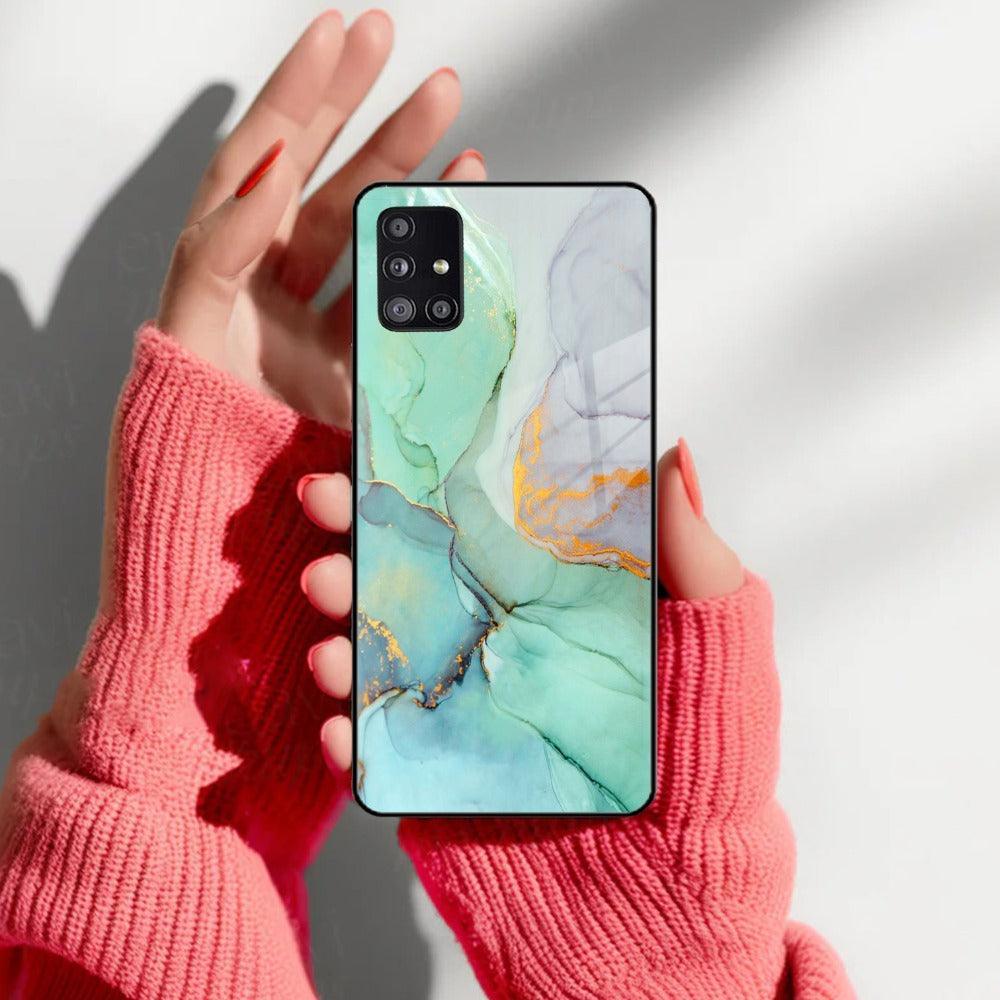 Marble Glass Finish Phone Case And Cover For Samsung - ShopOnCliQ