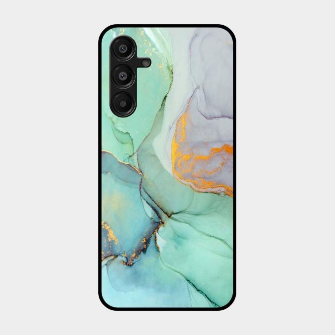Marble Glass Finish Phone Case And Cover For Samsung Galaxy A16 5G