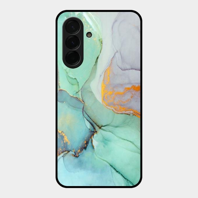 Marble Glass Finish Phone Case And Cover For Samsung Galaxy A36 5G