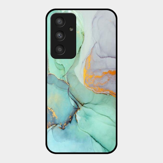 Marble Glass Finish Phone Case And Cover For Samsung Galaxy A54 5G