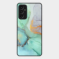Marble Glass Finish Phone Case And Cover For Samsung Galaxy F13