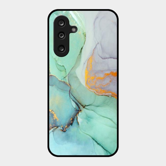 Marble Glass Finish Phone Case And Cover For Samsung Galaxy F36 5G