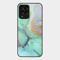 Marble Glass Finish Phone Case And Cover For Samsung Galaxy M33 5G