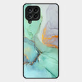 Marble Glass Finish Phone Case And Cover For Samsung Galaxy M53 5G