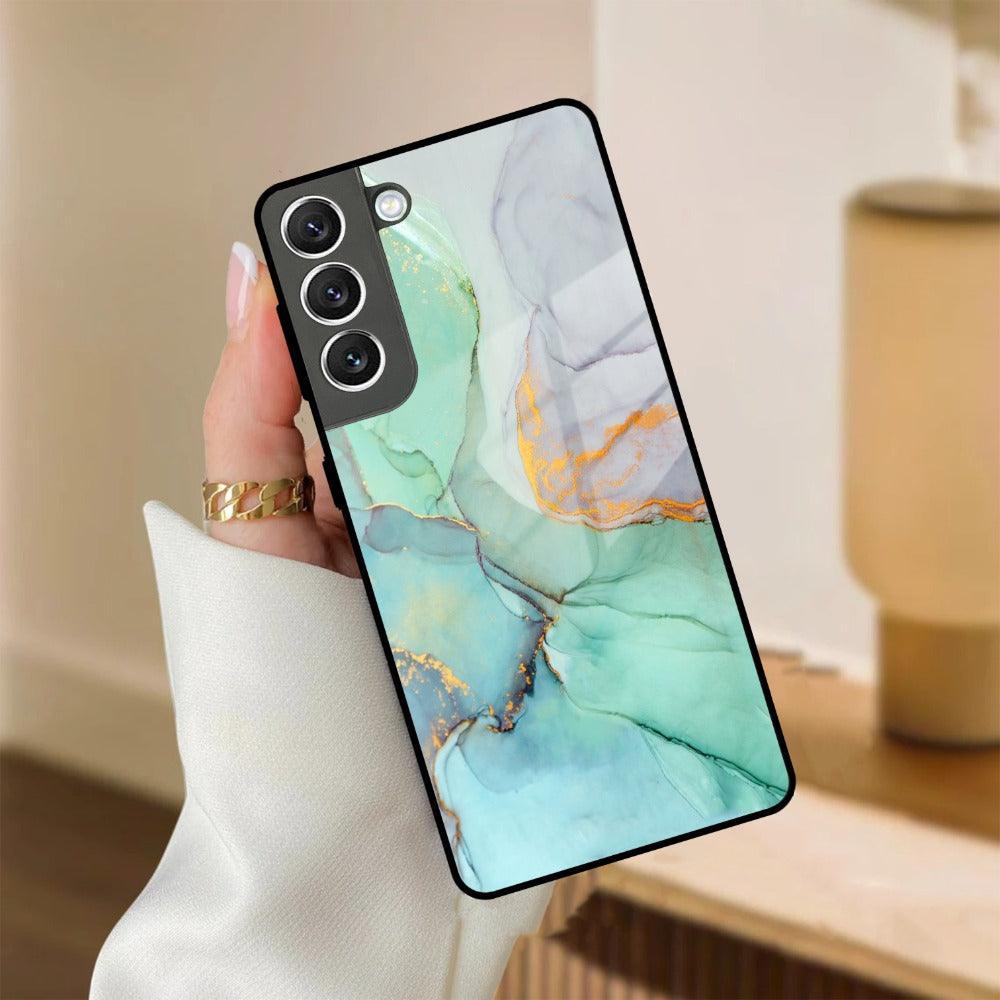 Marble Glass Finish Phone Case And Cover For Samsung - ShopOnCliQ